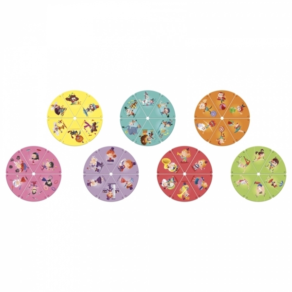 Настільна гра Janod Happy Families Цирк (J02755) - Pampik - 2