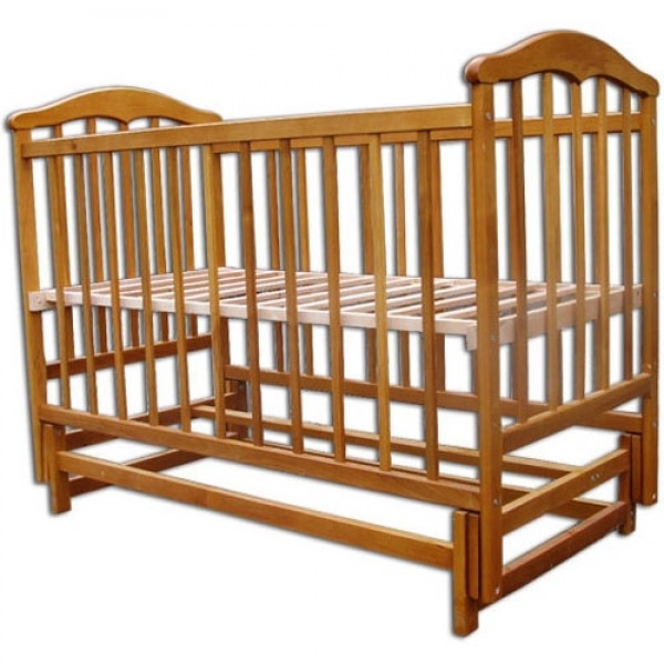 Ліжечко Laska-M Чайка Маятник Тонована, вільха (20218) - Pampik