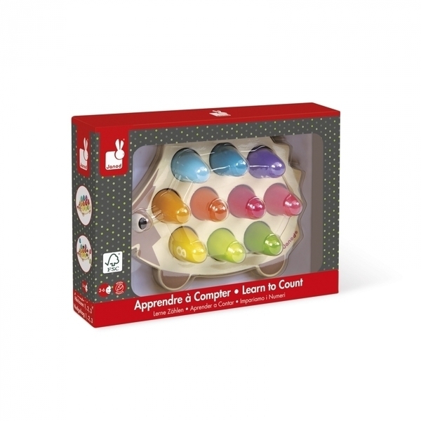 Сортер Janod Ёжик. Учим цифры (J05339) - Pampik - 3