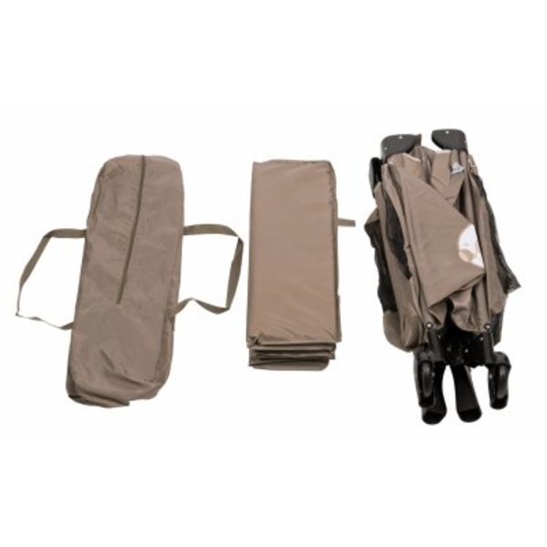 Манеж з колесами Nattou Макс, Ноа і Том, коричневий (10679) - Pampik - 4