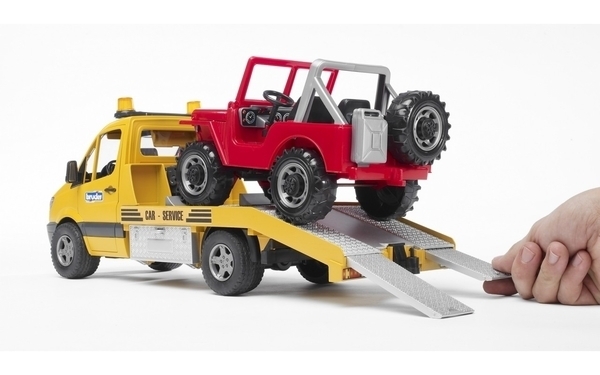 Эвакуатор Bruder MB Sprinter, с джипом (02535) - Pampik - 3