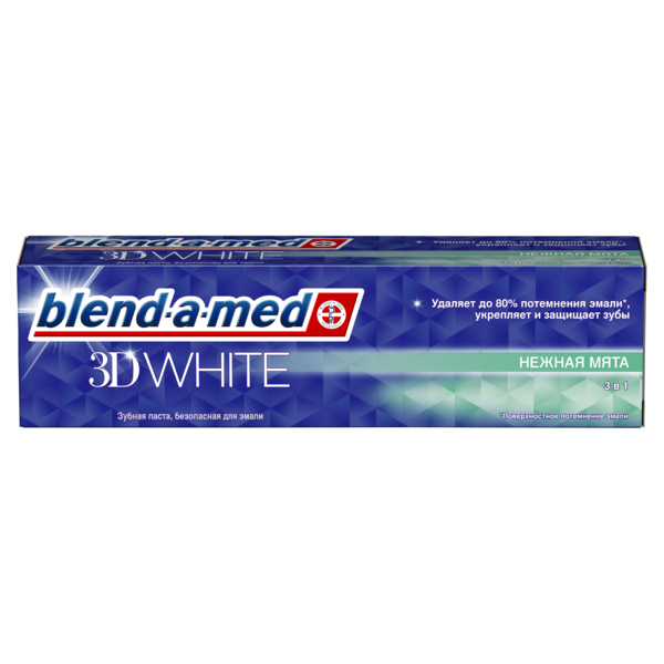 Зубна паста Blend-a-med 3D White Ніжна м'ята, 100 мл - Pampik - 2