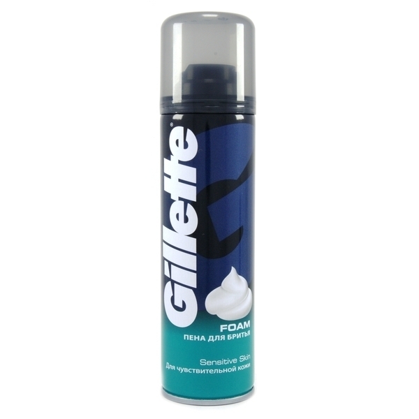 

Пена для бритья Gillette Foam Sensitive Skin Для чувствительной кожи, 200 мл