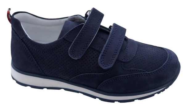 Кросівки Gonka, шкіра, р.26, темно-синій (52BLUE) - Pampik