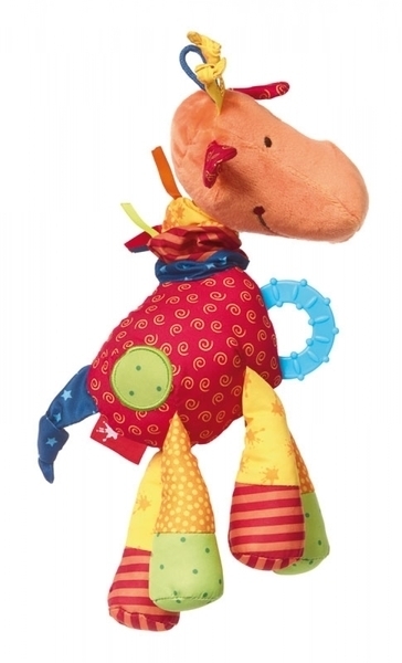 Іграшка-підвіска Sigikid Жираф, 24 см, помаранчевий (40103SK) - Pampik - 2