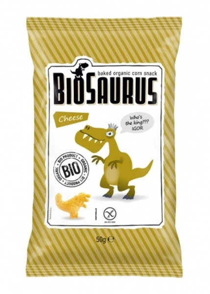 

Снеки кукурузные Mclloyd's BioSaurus Динозаврики с сыром, 50 г