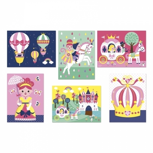 Кубики Janod Сказки, 12 шт. (J02983) - Pampik - 5