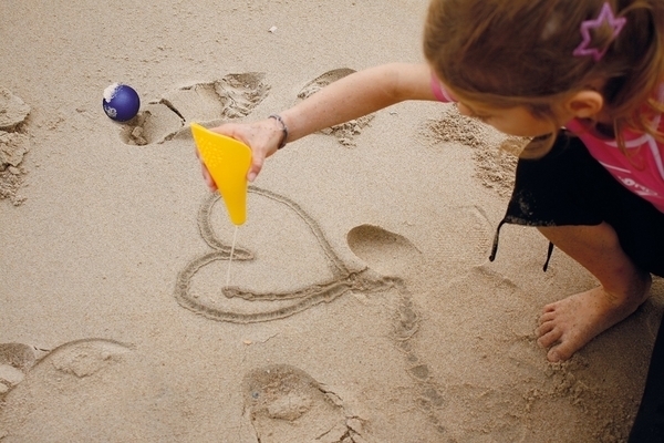 Набор для песочницы Quut Cuppi, желтый с бирюзовым (170648) - Pampik - 3