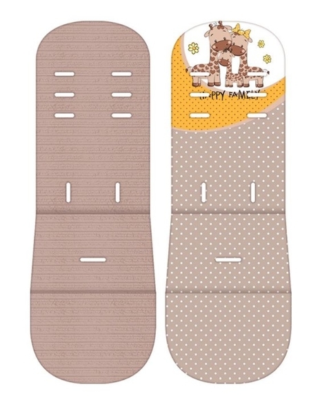 Коляска-трансформер 2 в 1 Lorelli (Bertoni) S-500 SET, з автокріслом Happy Family, бежевий (20323) - Pampik - 3