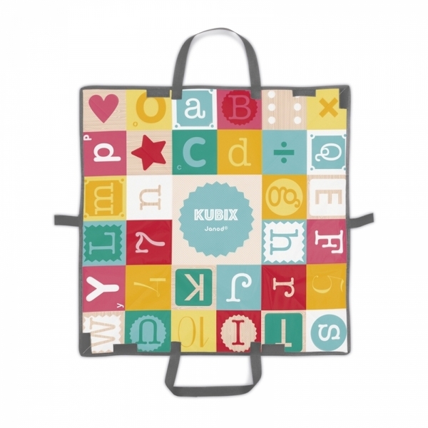 Кубики Janod Алфавіт і цифри, 40 шт. (J08077) - Pampik - 3