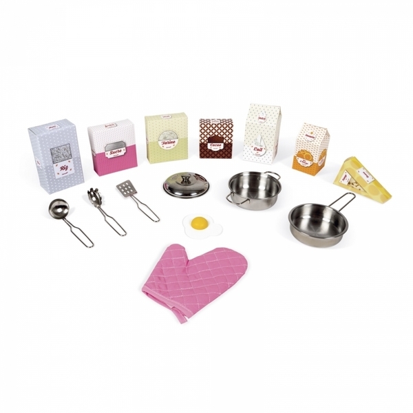 Ігровий набір Janod Кухня, рожевий (J06571) - Pampik - 4