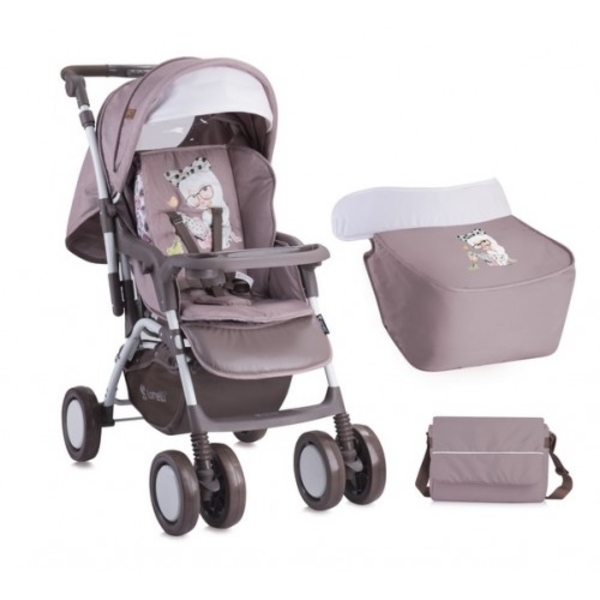 Візок Lorelli (Bertoni) Combi Fashione Girl, бежевий (20162) - Pampik