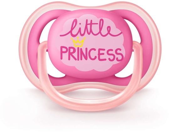 Силіконова ортодонтична пустушка Philips Avent Ultra Air, 6-18 міс., персиковий, 2 шт. (SCF343/22) - Pampik - 2