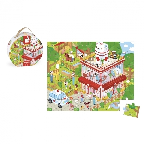 Пазл Janod Ветеринарная клиника, 36 элементов (J02776) - Pampik - 3