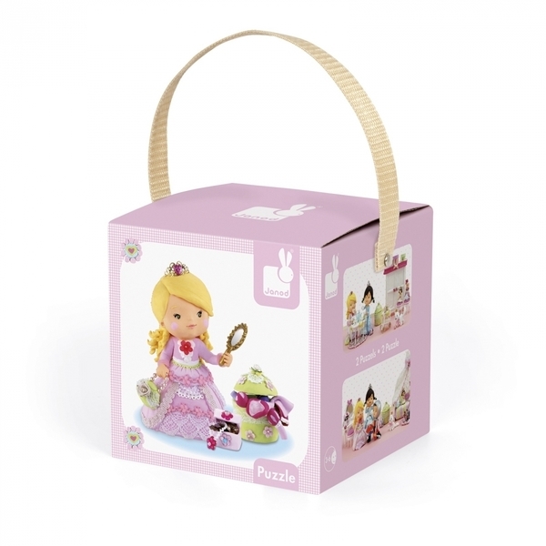 Набор пазлов Janod Роза играет в принцессу, 2 шт. (J02770) - Pampik - 5