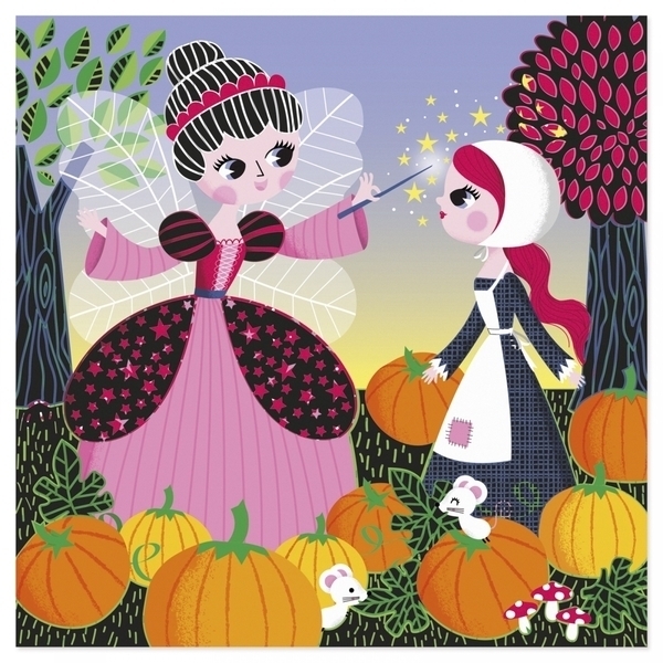 Набор для творчества Janod Скрейтч-карты Золушка (J07770) - Pampik - 4