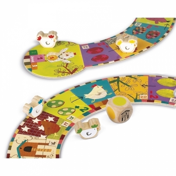 Настільна гра Janod Гонки курчат (J02909) - Pampik - 5