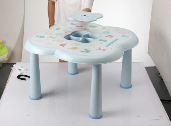 Дитячий столик Babyhood ABC, світло-блакитний (BH-509B) - Pampik - 9