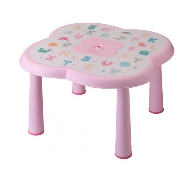 Детский столик Babyhood ABC, светло-розовый (BH-509P) - Pampik