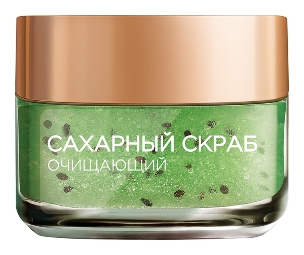 Сахарный скраб для лица L’Oréal Paris Skin Expert Очищающий, для всех типов кожи, 50 мл - Pampik - 2