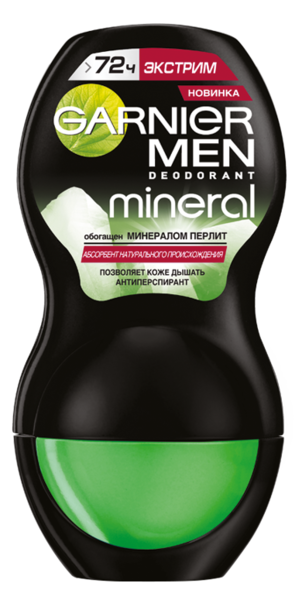 

Роликовый дезодорант Garnier Mineral Экстрим для мужчин, 50 мл