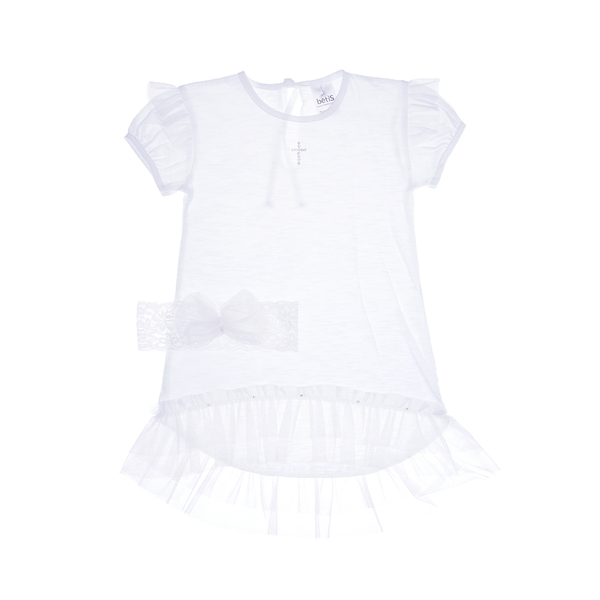 Набір для хрещення BetiS Янголятко, кулір, р.56, білий (27081536) - Pampik - 5