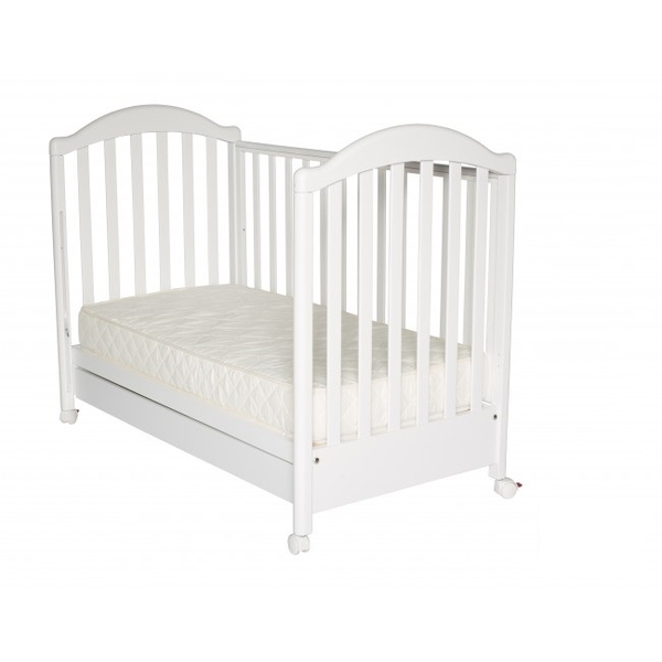 Ліжечко дитяче Baby Italia Euro White, білий - Pampik - 4