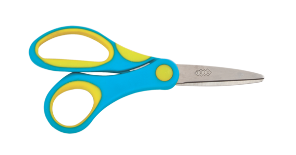 Ножницы детские ZiBi Kids Line, 12,6 см, синий (ZB.5005-02) - Pampik - 2