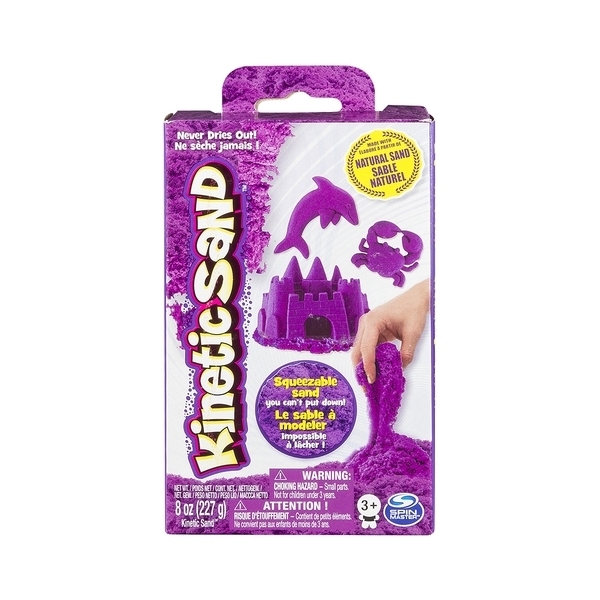 

Песок для детского творчества Wacky-Tivities Kinetic Sand Neon, 227 г, фиолетовый (71423P