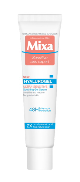 Гель-сироватка для обличчя Mixa Hydrating, для збезводненої гіперчутливої ​​шкіри, 40 мл - Pampik - 2