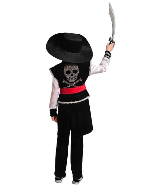 Карнавальний костюм Purpurino Пірат, поліестер, р.30, чорний (730/30) - Pampik - 2