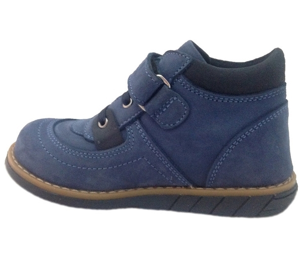 Черевики Perlina 91BLUETOM, нубук, р.22, синій (588043465) - Pampik - 2