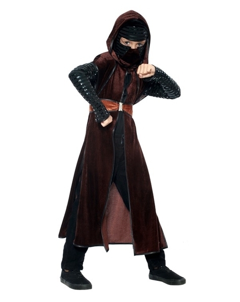 Карнавальний костюм Purpurino Джедай, поліестер, р.30, чорний (2048/30) - Pampik - 2