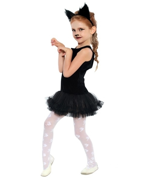 Карнавальний костюм Purpurino Кішечка, поліестер, р.28, чорний (2042/28) - Pampik