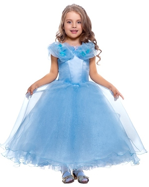 Карнавальний костюм Purpurino Попелюшка, р.30, блакитний (2002/30) - Pampik