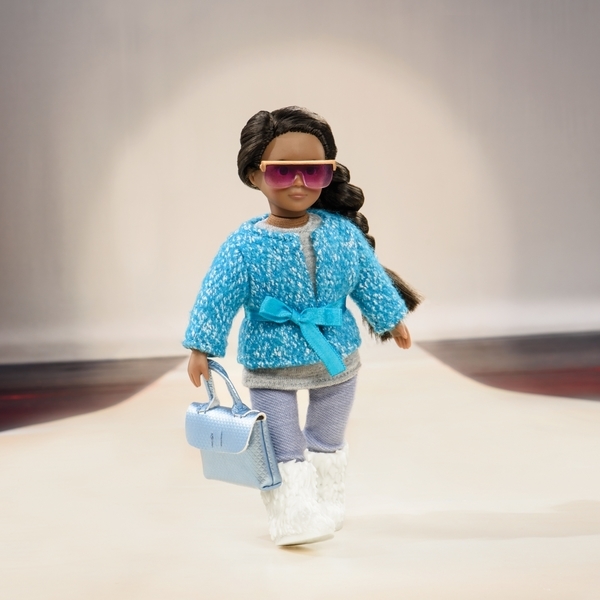 Набор одежды для кукол Lori Голубое пальто (LO30005Z) - Pampik - 2