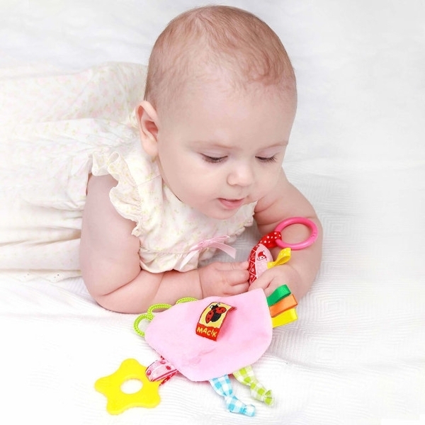 Розвиваюча іграшка-забавка Масік Коло з прорізувачем (МС 030601-01) - Pampik - 5