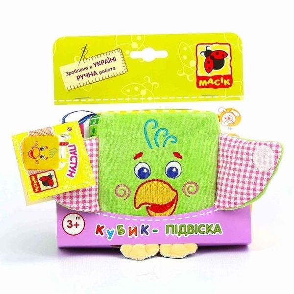 Подвеска-кубик Масік Зоо Попугай Шалун (МС 110202-01) - Pampik - 2