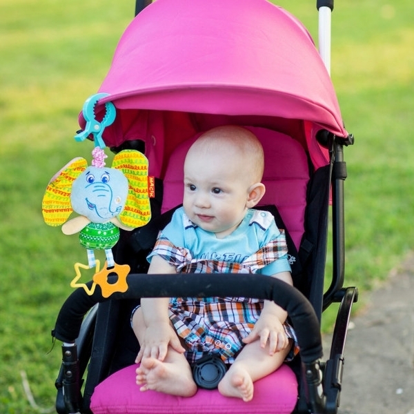 Вібропідвіска Масік Зоо Слон Мілаш (МС 110205-03) - Pampik - 6