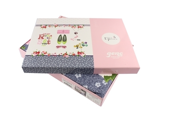 Комплект постельного белья Luoca Patisca Ranforce Jewels, ранфорс, 220х160 см, белый с синим (19048) - Pampik - 3