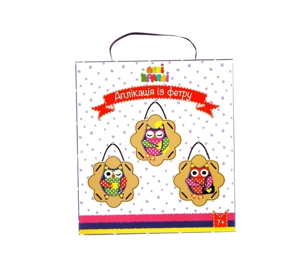 Изделие-аппликация из фетра Апли Крапли Совы (ФА-07) - Pampik - 2