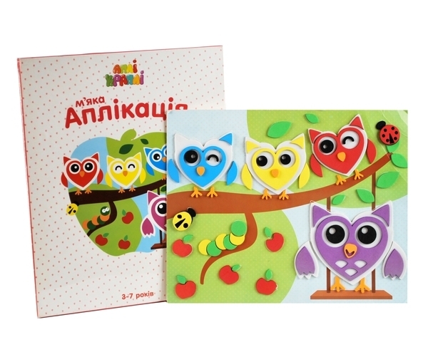 Мягкая аппликация Апли Крапли Совушки (МА-06) - Pampik - 2