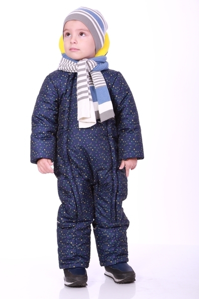 Комбинезон Kat Space Звезды, р.92, темно-синий (UA1803) - Pampik - 4