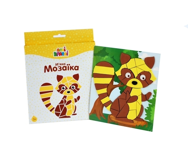 Мягкая мозаика Апли Крапли Енот (ММ-01) - Pampik - 3