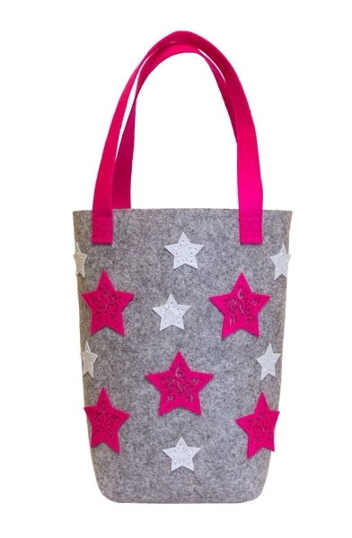 Сумка из фетра Апли Крапли Звездная (НС-02) - Pampik