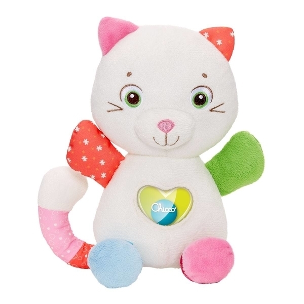 М'яка іграшка Chicco Котик Олівер, 25 см, молочний (07940.00) - Pampik