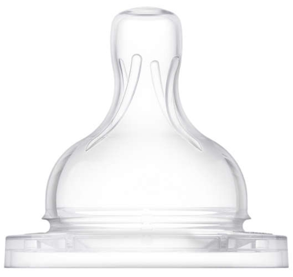 Соска силиконовая Philips Avent Anti-colic Переменный поток, 2 шт. (SCF635/27) - Pampik - 2