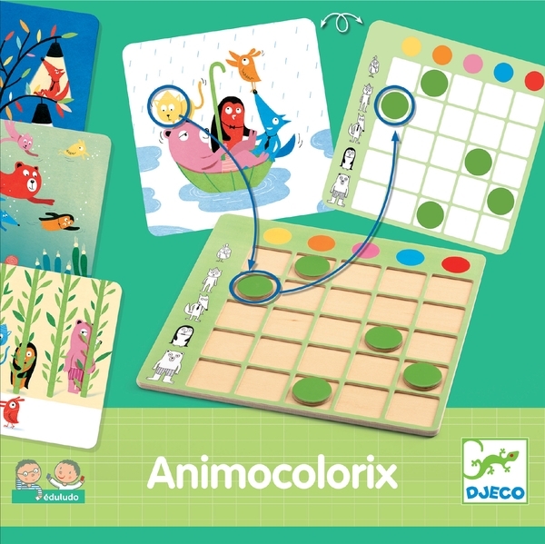 Настольная игра Djeco Animocolorix (DJ08359) - Pampik