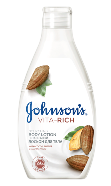 

Лосьон JOHNSON'S Body Care Vita Rich Питательный с маслом какао, 250 мл