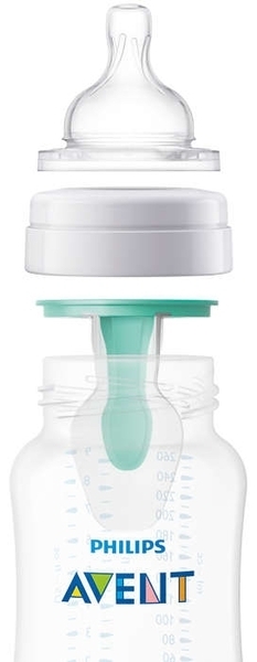 Пляшка для годування Philips Avent Anti-сolic, з клапаном AirFree, 125 мл (SCF810/14) - Pampik - 2